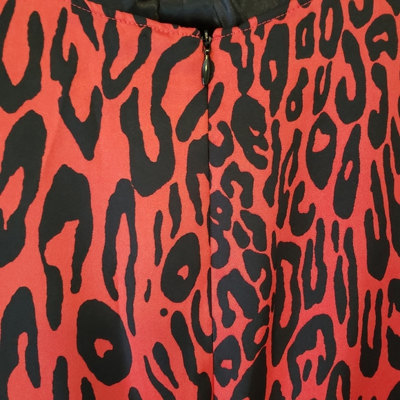 NWOT- Zara Leopard Print Midi Dress - Picture 4 of 5